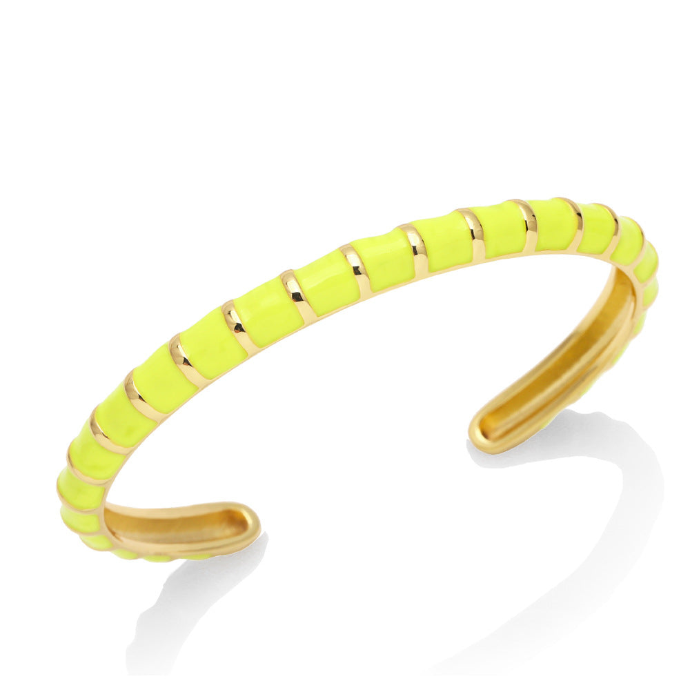 Wholesale Color Drip Oil Boho Bracelet